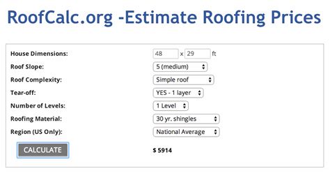 metal roof replacement cost estimator